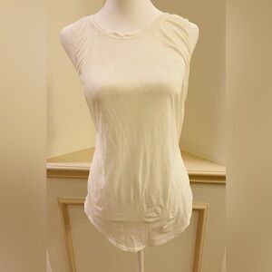 Lululemon white sport tank top, size 4